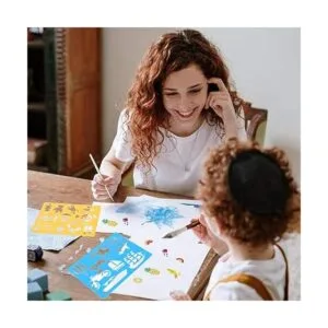 DIYASY Juego de 20 plantillas de dibujo para niños gran