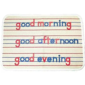 Alfombras de trabajo Montessori de algodón Montessori para