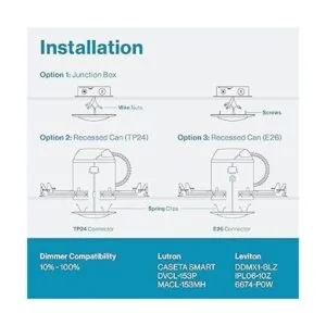 5 In 6In Disco de montaje empotrado LED 15 W 6_4