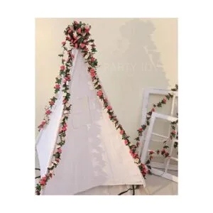 Party Joy Guirnalda de flores artificiales para colgar de