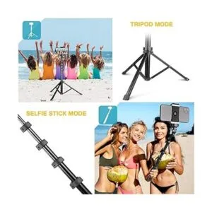 Kit de accesorios para trípode de teléfono de 62 pulgadas