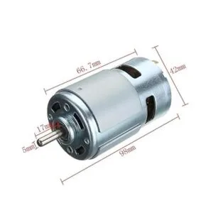 Motor CC 775 de alta potencia DC 12V24V 12000 RPM_4