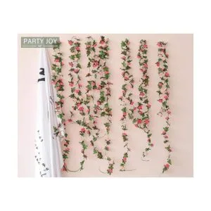 Party Joy Guirnalda de flores artificiales para colgar de