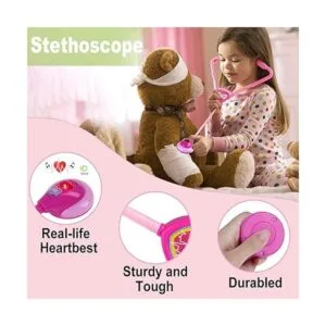 GINMIC Kit de juego médico para niños juego de doctor de