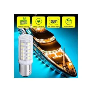 HQRP BAY15d 33LED SMD2835 Bombilla LED blanca fría