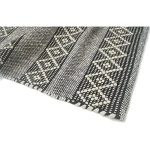 CHARDIN HOME Alfombra bohemia negra y marfil de 2 x 3_2