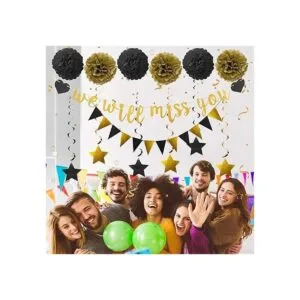 Kit de suministros de decoración de fiesta de despedida