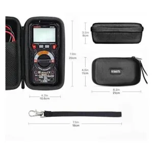 KAIWEETS HT118A Funda rígida para multímetro de viaje con_6