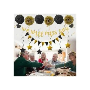 Kit de suministros de decoración de fiesta de despedida