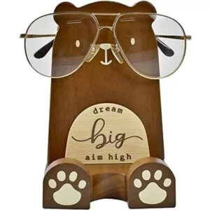 Im Soporte de madera maciza multiusos para lentes_4