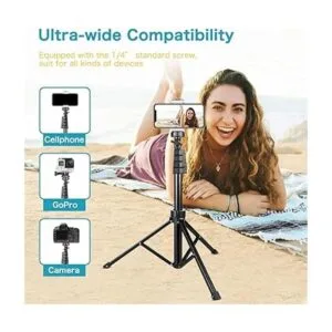 Kit de accesorios para trípode de teléfono de 62 pulgadas