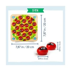 Nene Toys Ladybugs Garden Juego de memoria de madera a_3