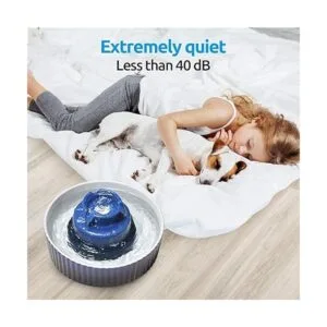 NautyPaws Ceramic Cat Water Fountain_5