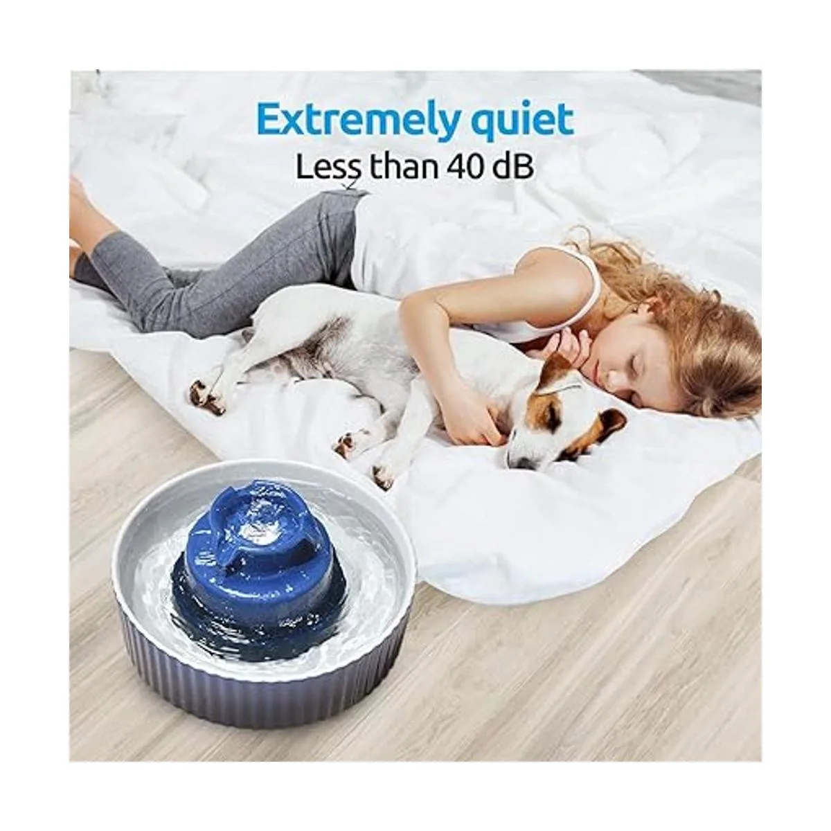 NautyPaws Ceramic Cat Water Fountain_5