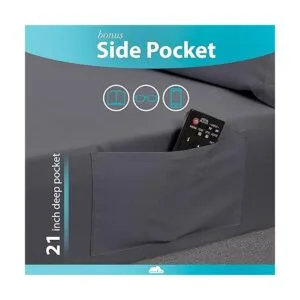 DREAMCARE Sábanas completas de bolsillo extra profundo_3