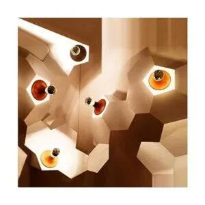 MD Lighting Bombilla E26 de 8 W semitransparente G25