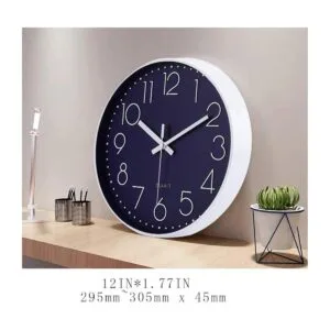 Reloj de pared de cuarzo redondo de 12 pulgadas_3