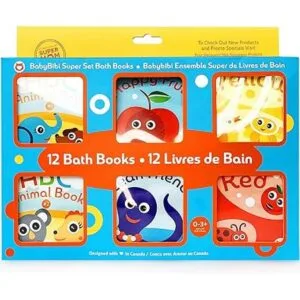 Super Bath Book Juego de 12 frutas amigos del océano_2