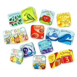 Super Bath Book Juego de 12 frutas amigos del océano_4