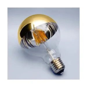 MD Lighting Bombilla E26 de 8 W semitransparente G25