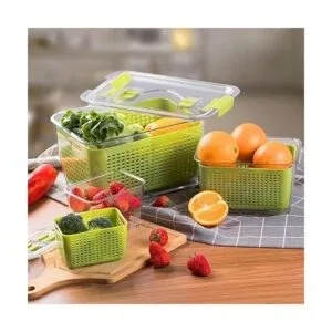 LUXEAR Recipientes de verduras para refrigerador_2
