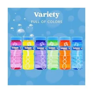 JOYIN Paquete de 12 botellas de burbujas solución de_4