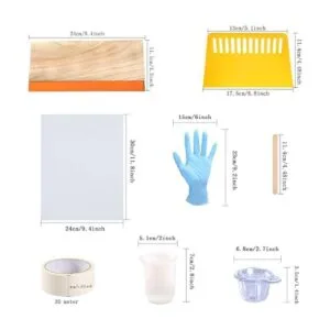 Pllieay Kit de serigrafía de 42 piezas con instrucciones