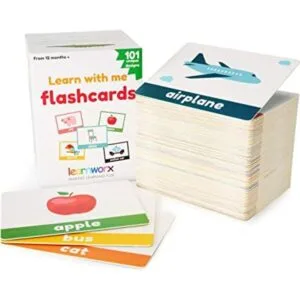 Learnworx Tarjetas didácticas para niños pequeños 101_1