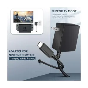 Adaptador de CA de 15 V 2.6 A de repuesto para interruptor_5