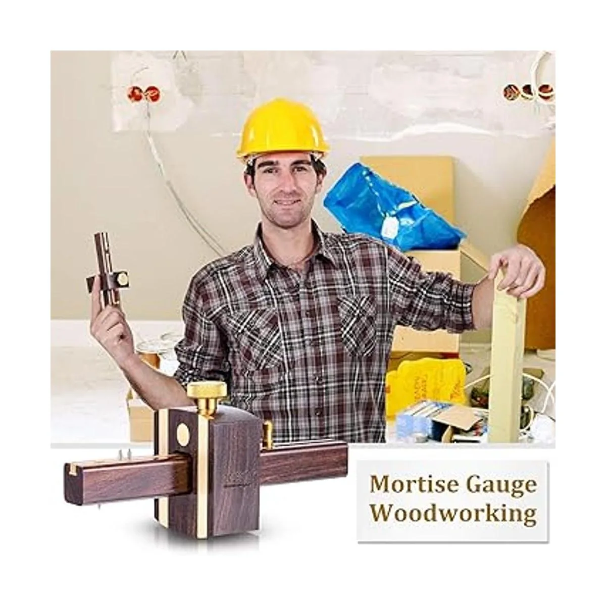 Calibre de mortaja para carpintería calibre cuadrado de