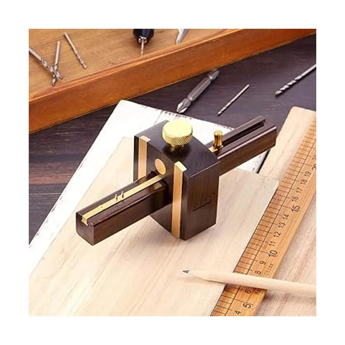 Calibre de mortaja para carpintería calibre cuadrado de