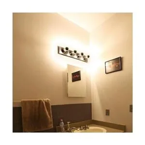 MD Lighting Bombilla E26 de 8 W semitransparente G25