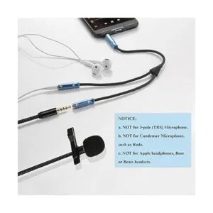 MillSO Divisor de auriculares de 0.138 in 4 polos cable_3