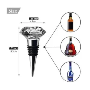 JETKONG 3 tapones de vino de cristal tapón de botella de_3