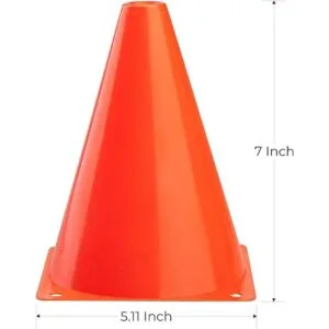 CARTMAN 9 Inch 12 Pack Plastic Training Cones Traffic