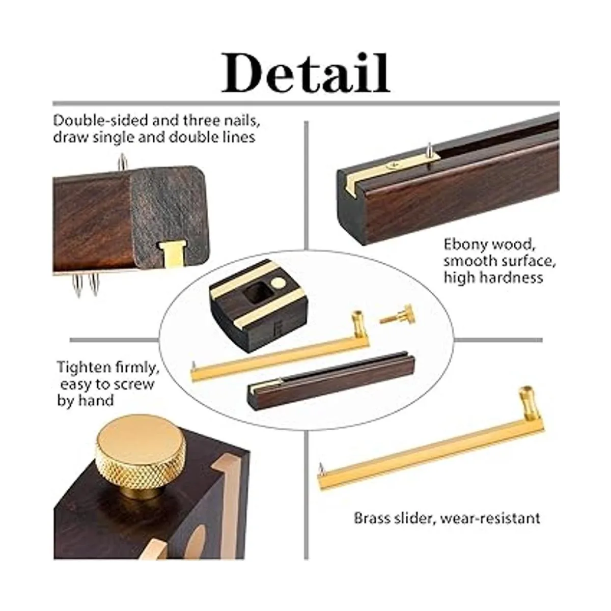 Calibre de mortaja para carpintería calibre cuadrado de