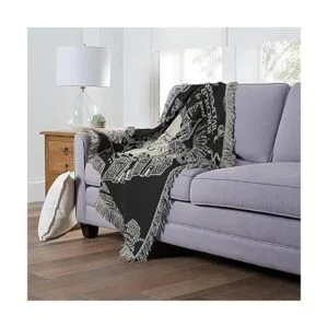 Northwest Manta tejida de tapiz 48 x 60 pulgadas mapa_2