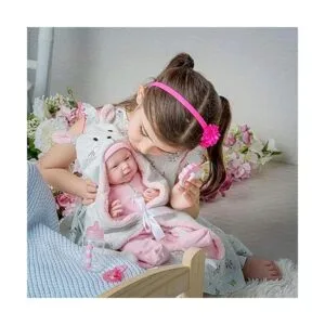 JC Toys La Newborn Nursery Muñeca recién nacida suave_5