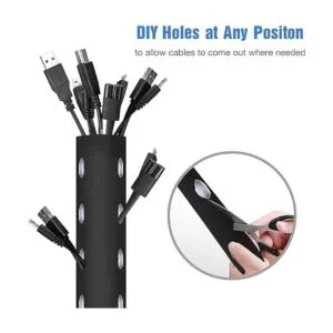 JOTO Paquete de 2 fundas de gestión de cables de 10.83_4