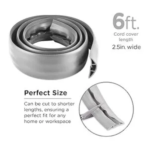 Cordinate Cubierta para cable de suelo 6 pies protector_2
