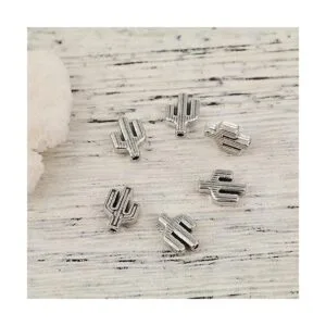 Colgantes de cactus con cuentas espaciadoras paquete de_3
