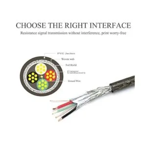 Cable USB de impresora largo LIQUN USB para impresora de_5