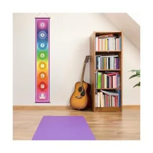 Funnytree Tapiz grande de yoga de 12 x 71 pulgadas diseño_6