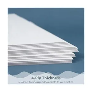 Golden State Art Alfombrillas blancas sin cortar de 16 x