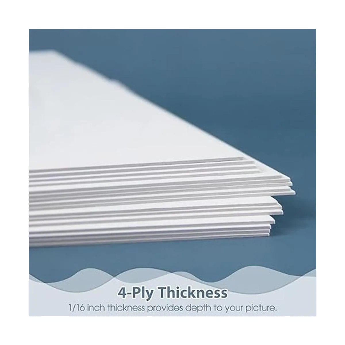 Golden State Art Alfombrillas blancas sin cortar de 16 x