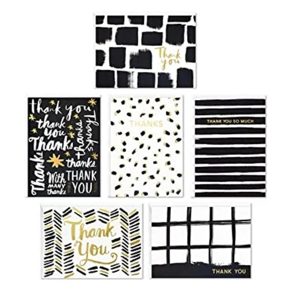 Hallmark Surtido de tarjetas de agradecimiento artísticas_1