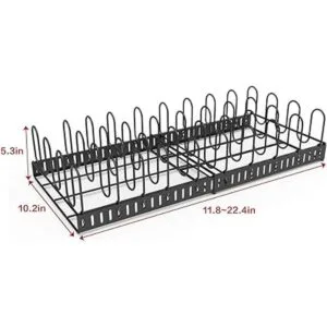 Organizador de tapa de recipiente de alimentos expandible_4
