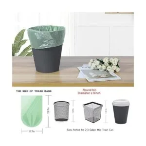 Bolsas de basura pequeñas de 2.6 galones biodegradables