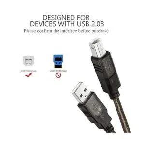 Cable USB de impresora largo LIQUN USB para impresora de_3