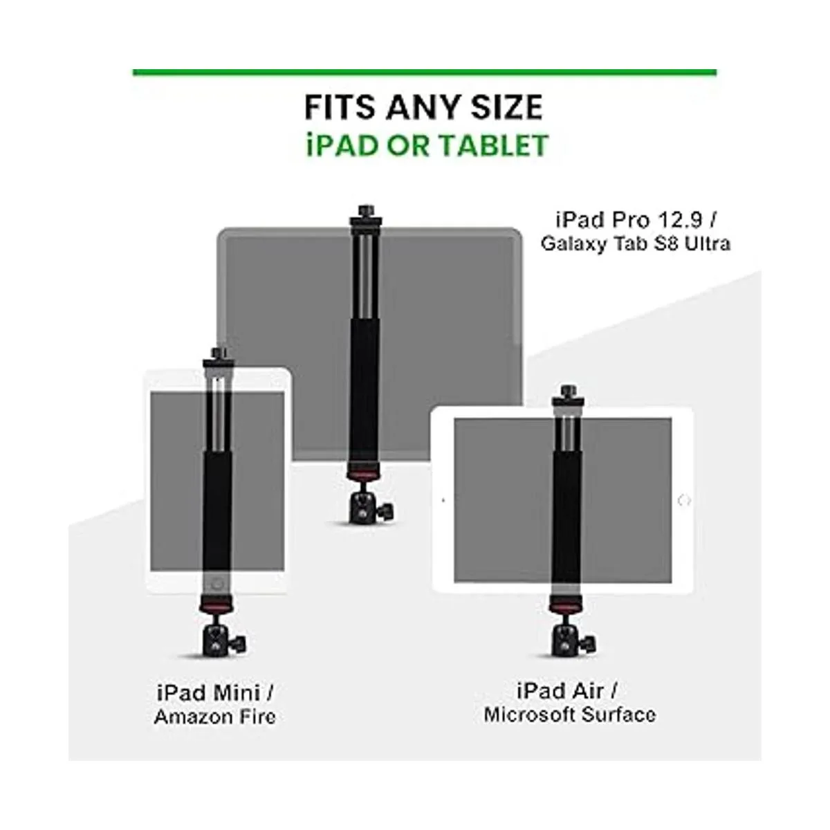 KobraTech TabMount 360 Soporte de trípode para iPad con_2
